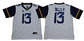 West Virginia Mountaineers 13 David Sills V White Nike College Football Jersey,baseball caps,new era cap wholesale,wholesale hats